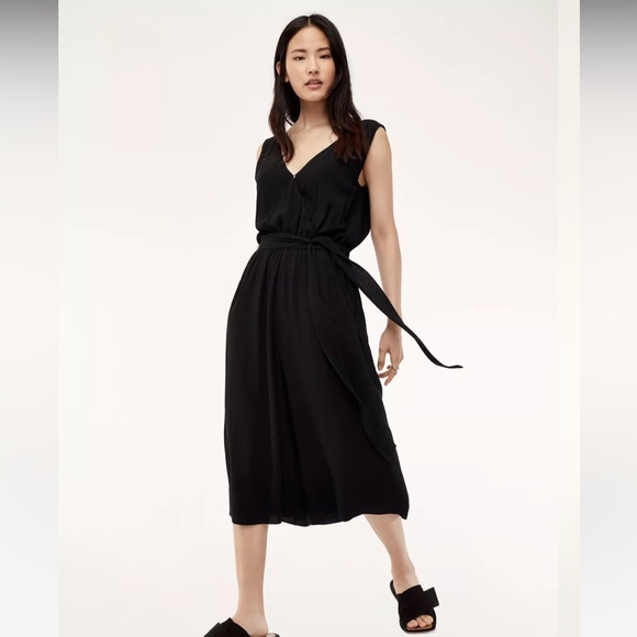 Aritzia Babaton Maximillian Jumpsuit Black XS - Picture 4 of 9